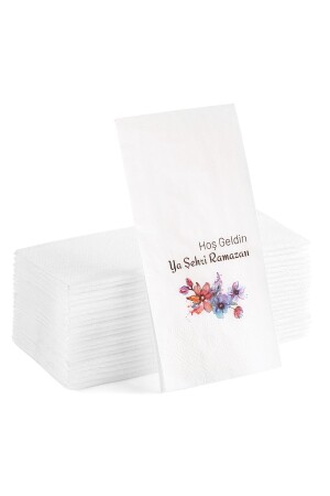 Welcome Ya City Ramadan schriftliche gedruckte Präsentation Servierservietten 20 Stück - Matbaagraf