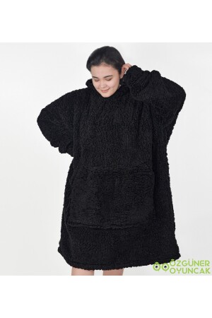Welsoft Peluş Polar Giyilebilir Battaniye Pijama giyilebilir003 - 3
