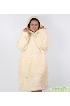 Welsoft Peluş Polar Giyilebilir Battaniye Pijama giyilebilir003 - 2