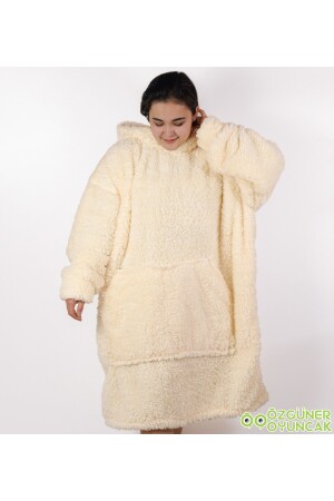 Welsoft Peluş Polar Giyilebilir Battaniye Pijama giyilebilir003 - 4