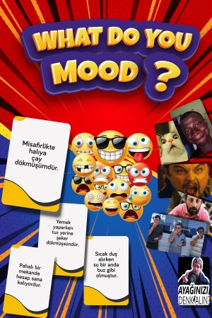 What's Your Moodun – Lustiges Gruppen-Freund-Familien-Boxspiel – Welchen Mod Moodun do You Meme – Statuskarte - What Do You Mood