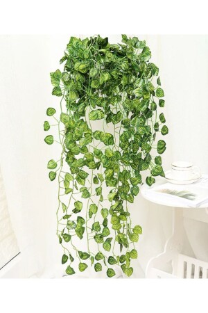 Yapay Kaliteli Sarmaşık 90 Cm 9 Dal ___ Buketi Demeti Çit Ağacı Çiçeği Duvar Asılı Saksısız Sarkan - Md Aspiz Flowers