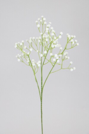 Yapay Uzun Cipso Dalı 60 Cm Beyaz - Yapay Çiçek Deposu