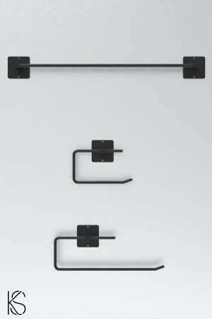 Yapışkanlı Tasarım Uzun Havluluk Rulo Havluluk Peçetelik Wc Kağıt Tutucu 3-Lü set - Kilinç Store