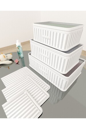 Yaprak Desen Unisex Doğum Çantası 6 Parçalı Düzenleyici - Homelife Ev Tekstil