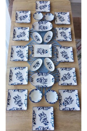 Yasemin Desen 12 Kişilik 23 Parça Kahvaltı Takımı - Venüs Home Decoration