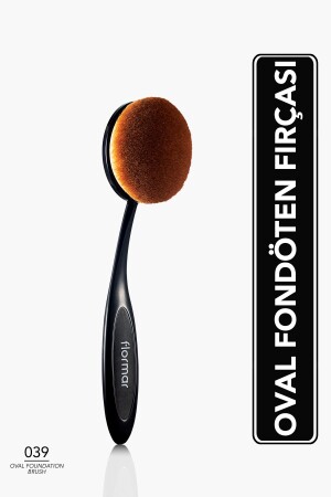 Yatay Eğimli Fondöten Fırçası - Oval Foundation Brush - 039 - 8690604598496 - Flormar