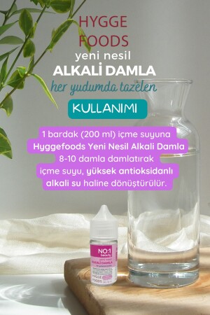 Yeni Nesil Alkali Damla No:1 Beauty Yüksek Antioksidanlı Ph Arttırıcı Su Içmeye Yardımcı ALKALI01 - 4