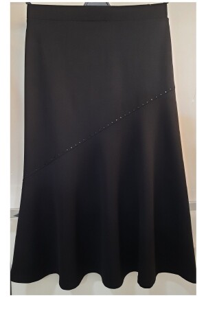 YILDIZ NAZAL 1-KLASSE SCUBA-STOFF, FLEXIBEL, PLUS-SIZE-MODELL, GETEILTER ELASTISCHER ROCK - N.Y.Yildiz