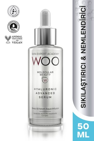 Yoğun Nemlendirici Hyaluronik Asit Serum 50ml Dolgunlaştırma Ve Sıkılaştırma Asit Moleküllü - Woo Skin Expert Academy