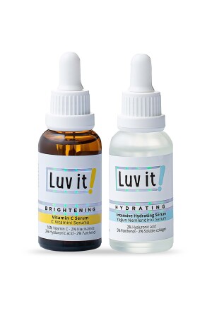 Yoğun Nemlendirici Serum + C Vitamini Serumu (Nemlendirici- Aydınlatıcı-Cilt Tonu Eşitleyici) LUVIT104 - 1