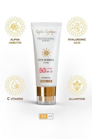 Yüksek Korumalı Leke Karşıtı- Aydınlatıcı- Waterproof Spf 50- Yüz Güneş Kremi 50ml - Özden Özdoğan