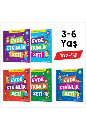 Yükselen Zeka 3-6 Yaş Evde Etkinlik Seti - Yükselen Zeka Yayınları