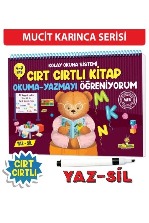 Yükselen Zeka Kolay Okuma Sistemi – Cırt Cırtlı Kitap Okuma-yazmayı Öğreniyorum Yaz-sil 4-7 Yaş - Yükselen Zeka Yayınları