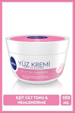 Yüz Kremi 100 Ml- Eşit Cilt Tonu-24 Saat Nemlendirici Yüz Kremi - Nivea