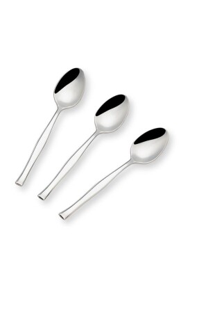 Eleganter schlichter 12-teiliger Teelöffel 18/10 304 Qualität River-Zarifcaykasik - Nehir