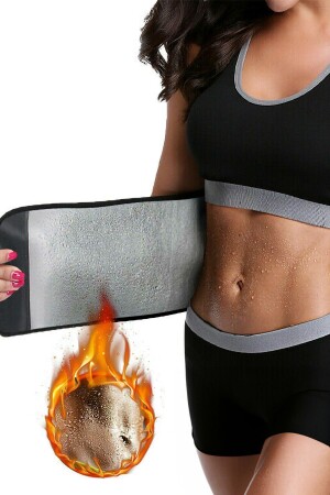 Zayıflama Korsesi Unisex Termal Terletici Bel Göbek Inceltici Şekillendirici Yağ Yakıcı Kemer - Fiesse