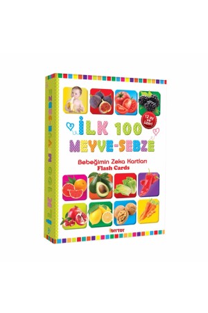 Zeka Kartları Ilk 100 Sözcük Ilk 100 Hayvan Ilk 100 Meyve Sebze 3'lü Set DT3İ1İ1İ1M - 3