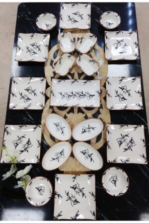 Zeytindalı 8 Kişilik 21 Parça Kahvaltı Takımı ZYTNDL-0021 - Yiğit Seramik Züccaciye