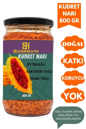 Zeytinyağlı Kudret Narı (Kantaron- Susam Yağı ilaveli) - 800gr - Bizimhekim