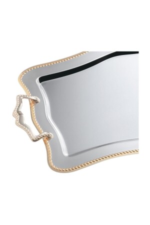 Zincir Altın Çay Tepsi ST00323 - Nehir