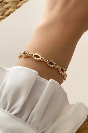 Zirkon Taşlı Oval Bileklik Trbilek7764 B35003 - Çlk Accessories